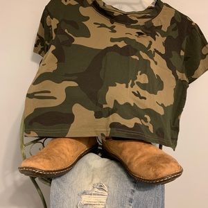 Women’s camouflage top